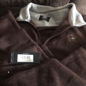 Mans faux Polo Club pull over